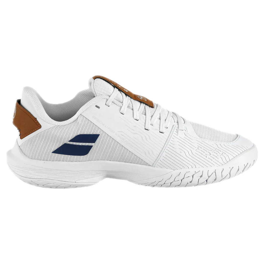 Cool Look Quick Pace Babolat Men's Jet Tere 2 - Wimbledon - White/Blue Navy