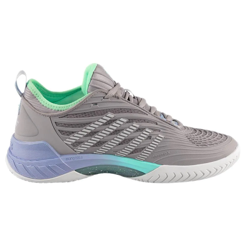 K-Swiss Women's Hypercourt Supreme 2 - Lilac Gray/Nimbus Cloud Soft Finish Ankle Support