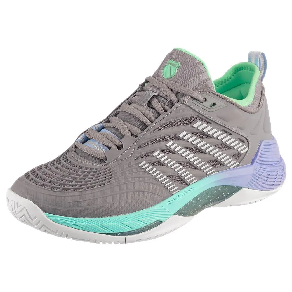 K-Swiss Women's Hypercourt Supreme 2 - Lilac Gray/Nimbus Cloud Balanced Sole Stylish Design