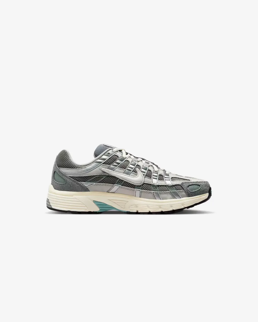 Nike P-6000 Flat Pewter/Light Iron Ore/Metallic Silver/White Performance shoes