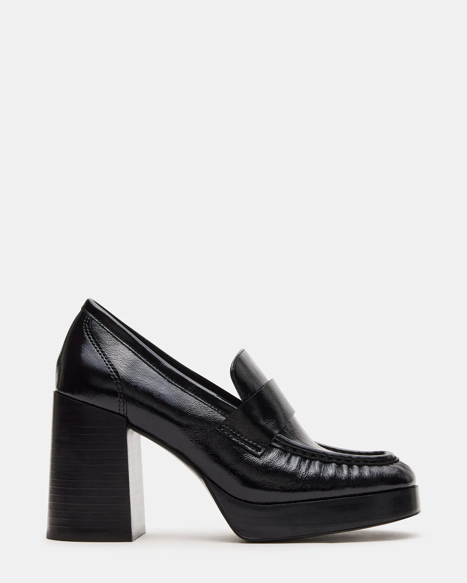 MUNDAY BLACK LEATHER Stylish Stilettos