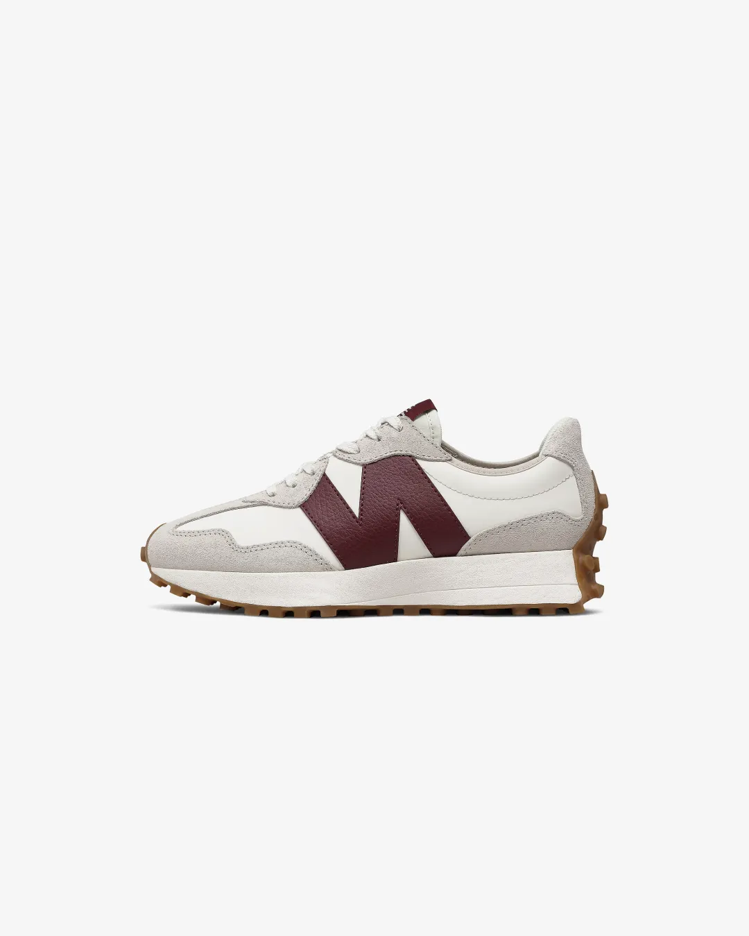 running for a connection with nature lifestyle - choice New Balance 327 ??Moonbeam Classic Burgundy?? Sneakers