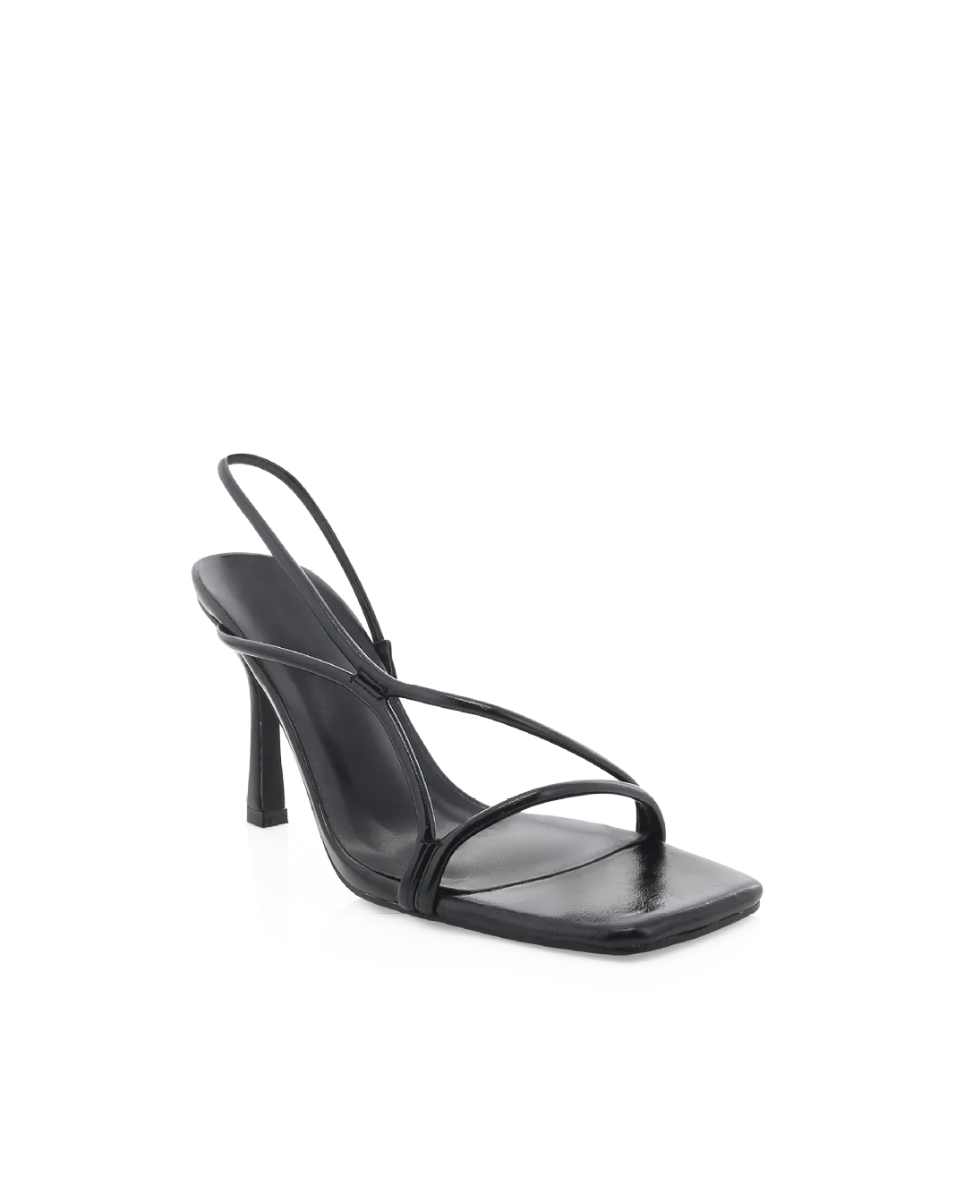 Comfortable Wedding Shoes Fashion Heels for Party SOLEIL - BLACK SHINE