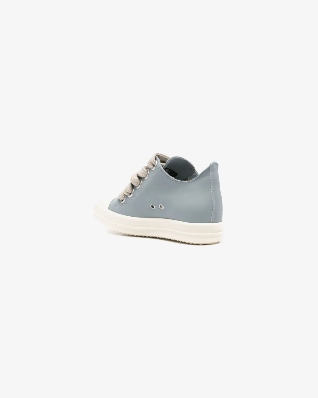 Rick Owens Jumbo Laced Low Top Sneakers in Pale Blue and Milk Multi - purpose