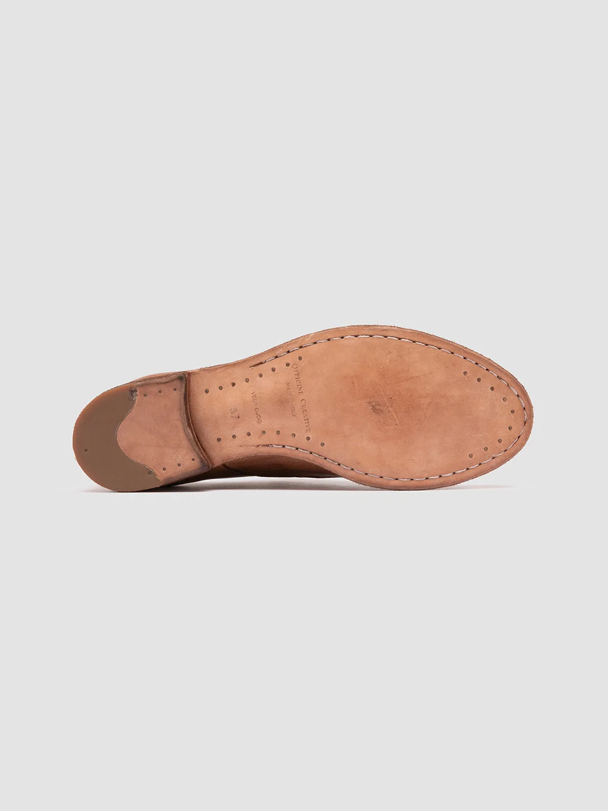 Night Out Clean Lines LEXIKON 501 - Brown Leather Derby Shoes