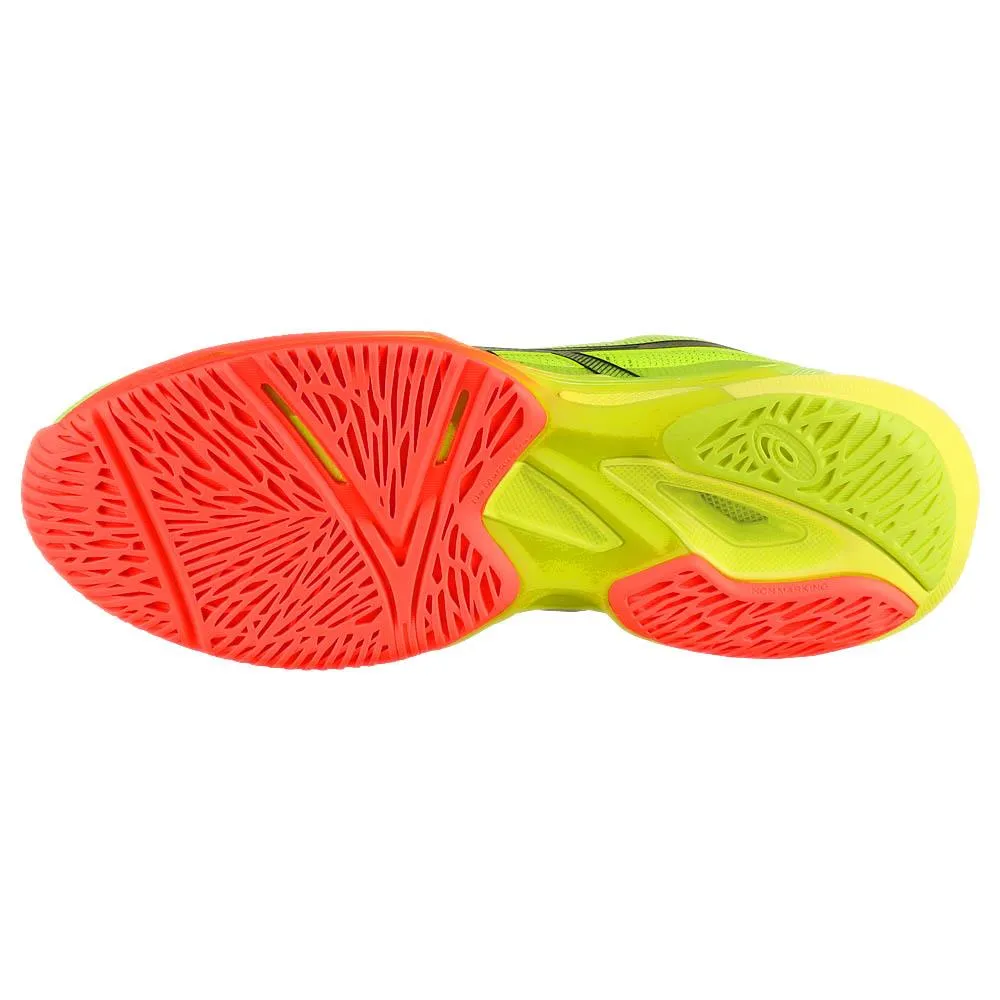 Boosted fit High Density Asics Women's Solution Speed FF 3 - Paris - Safety Yellow/Black