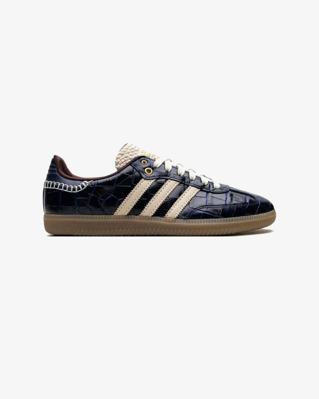 Power Flow Rubber Outsole Wales Bonner x Adidas Samba OG ??Navy Croc?? Sneakers