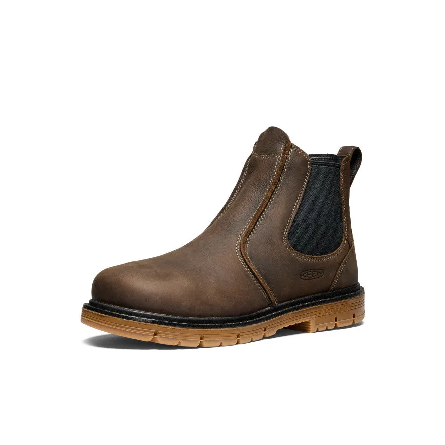 Men's San Jose Chelsea 90?? Heel Boot (Aluminum Toe)  |  Cascade Brown/Gum Sleek Style Cushioned Base