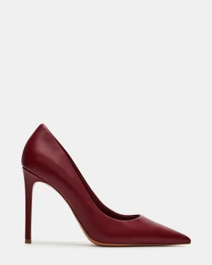 THRIVE WINE LEATHER Tuxedo Heels