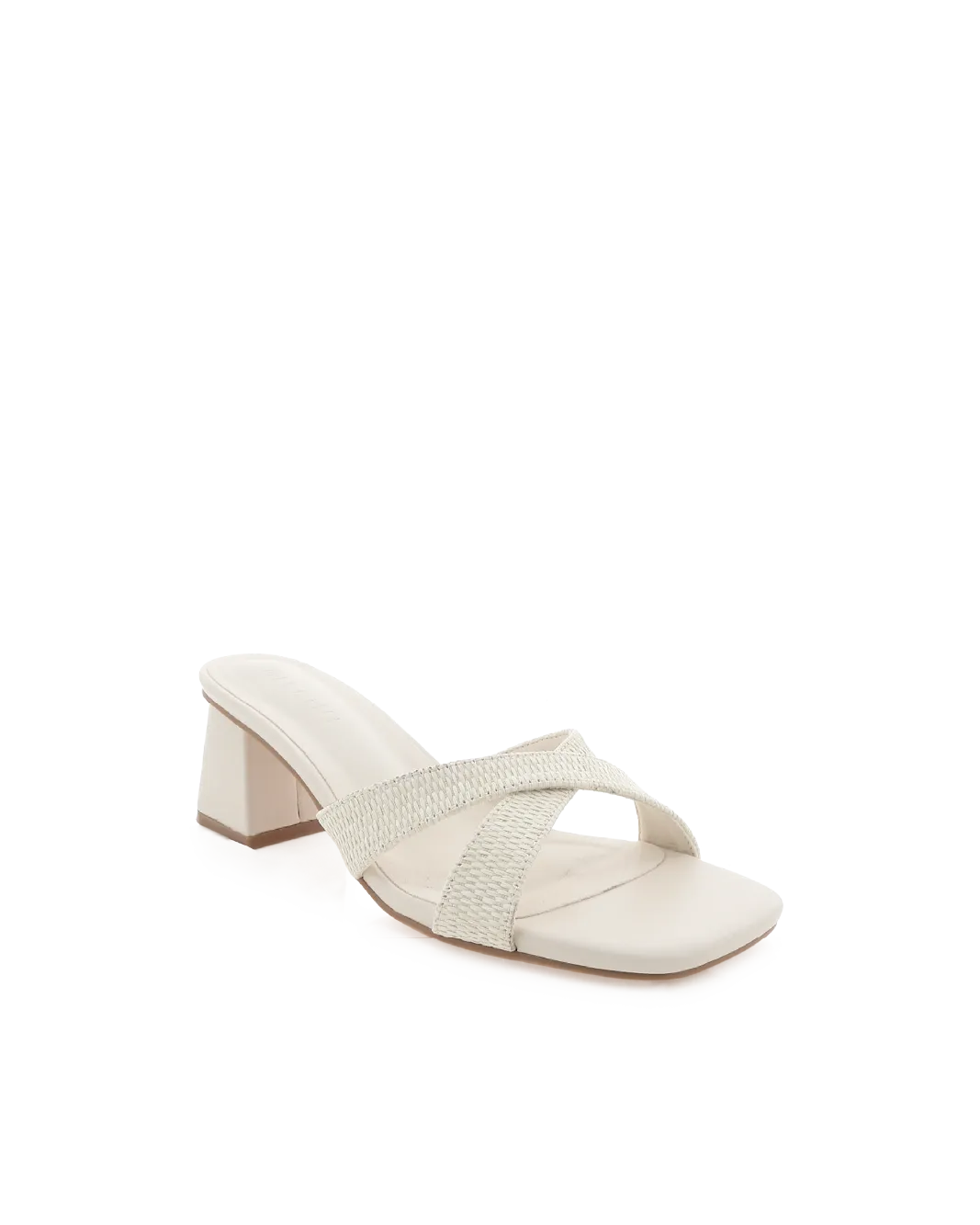 WILA - CREAM RAFFIA Padded Tongue Trendy Footwear