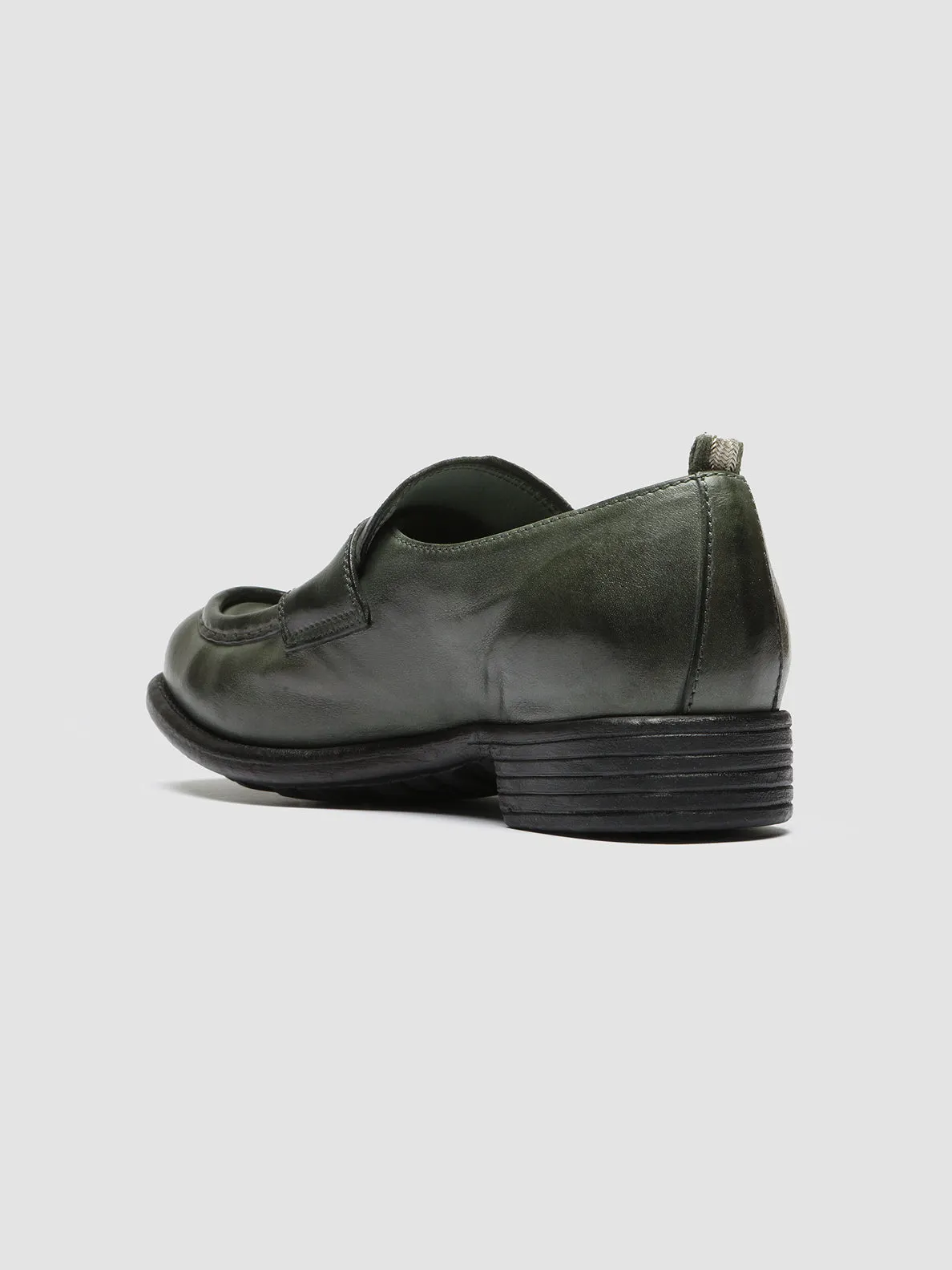 summer breeze Sleek Look CALIXTE 020 - Green Leather loafers
