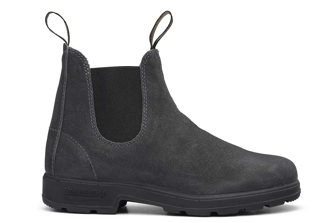 Blundstone #1910 Steel Grey Impact Guard Comfortable Heel