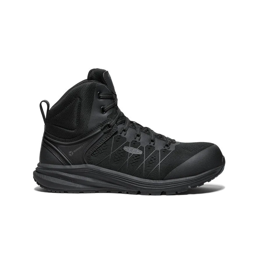 Men's Vista Energy Mid ESD (Carbon Toe)  |  Black/Black Anti Slip Sleek Shape