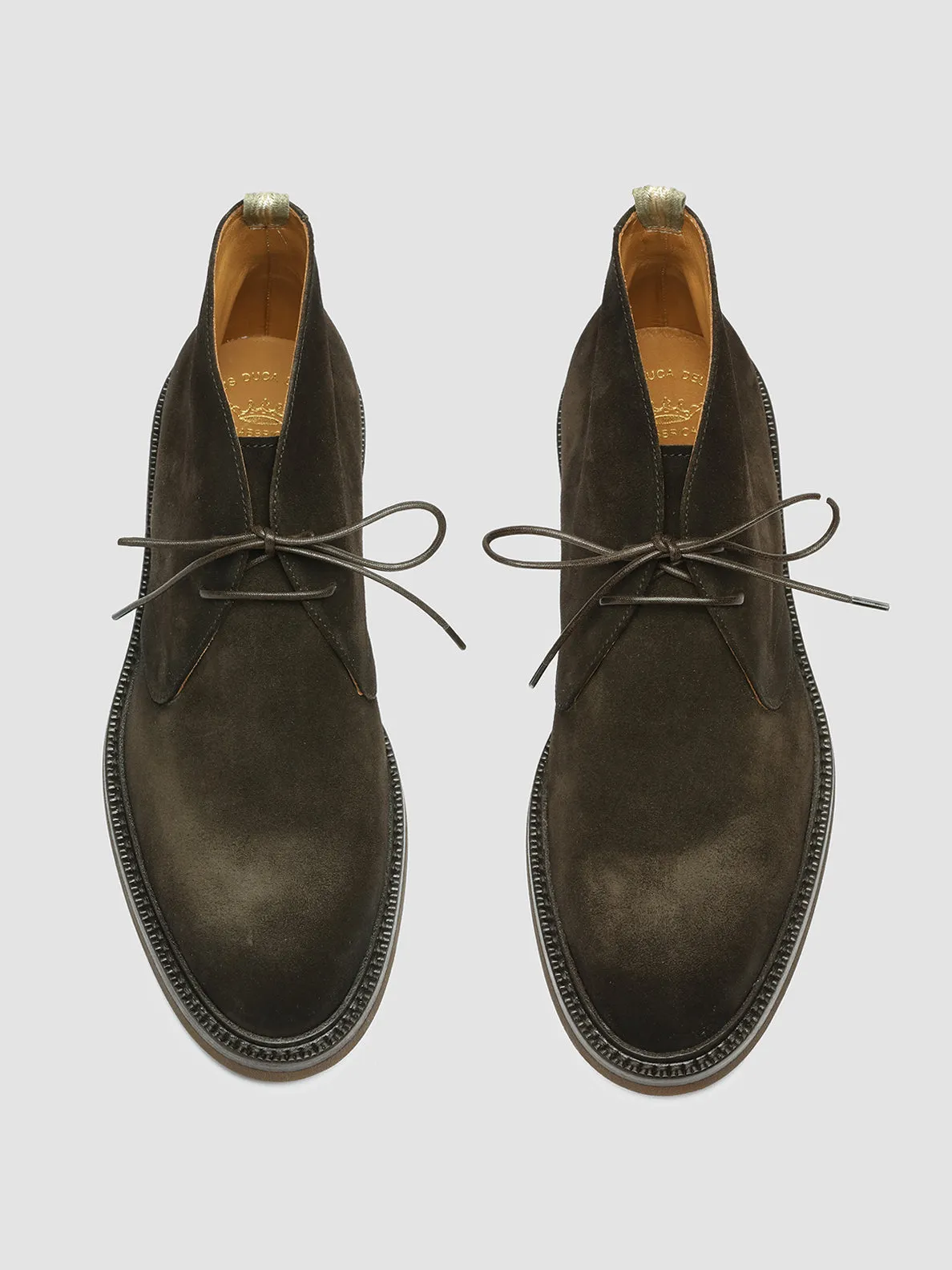 DUDE FLEXI 004 - Brown Suede Chukka Boots Elevated durability
