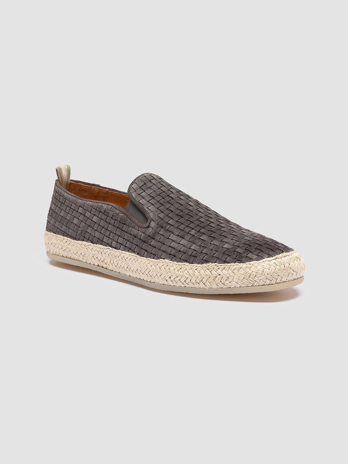 Agile Fit BOWLINE 001 - Grey Woven Espadrille Shoes