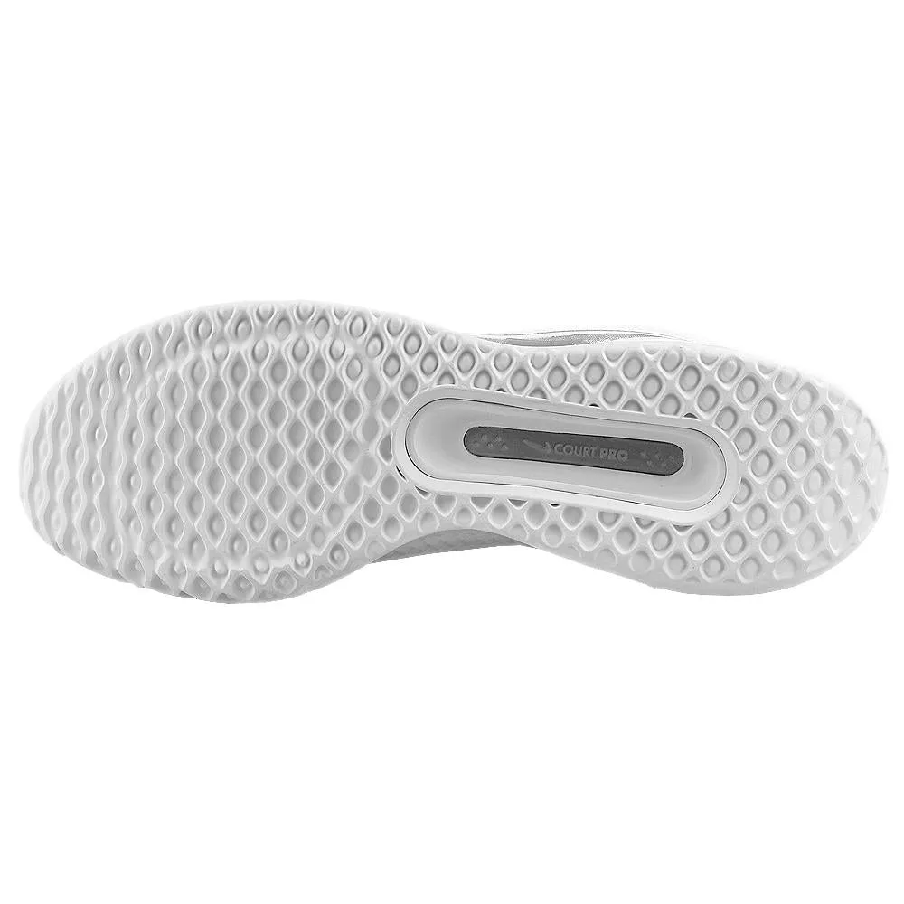 Nike Women's Court Zoom Pro - White/Metallic Silver Road Tested Retro-inspired silhouette