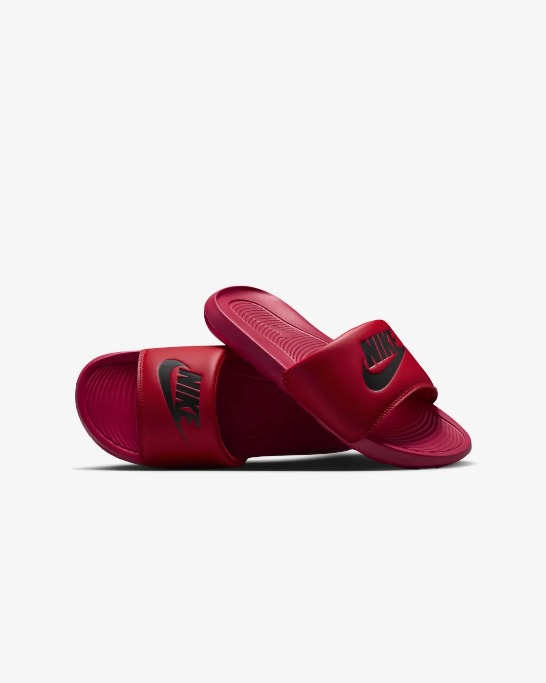 Nike Victori One Slide - Red cross - training - shoes padded - collar