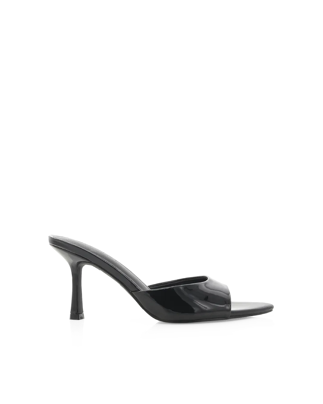Affordable Molded Footbed XANTHE - BLACK PATENT