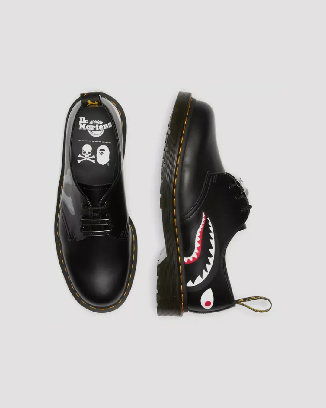 anti - static - property shoes MASTERMIND x BAPE x DR MARTENS 1461 OXFORD LEATHER SHOE
