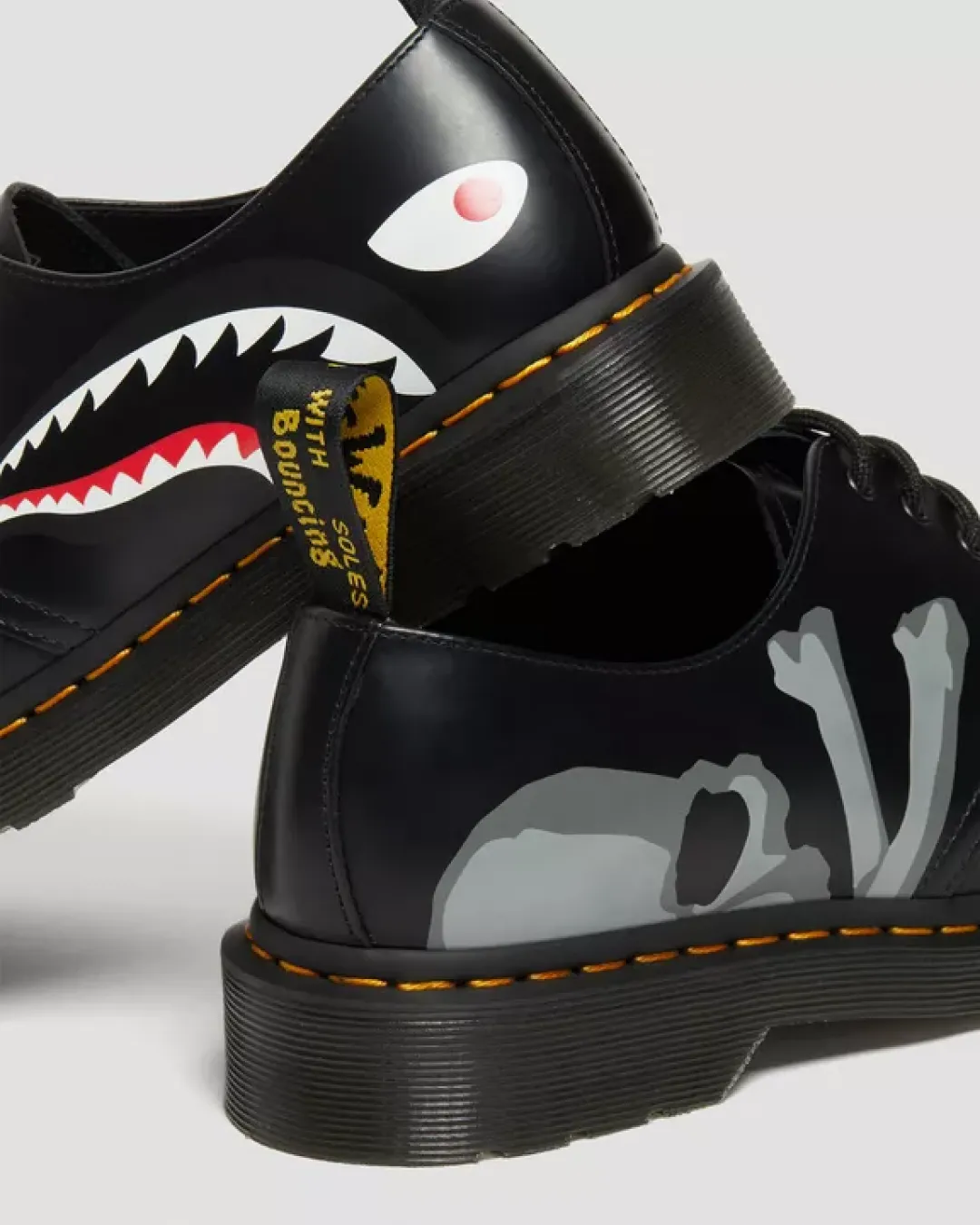 MASTERMIND x BAPE x DR MARTENS 1461 OXFORD LEATHER SHOE shoe cleaner
