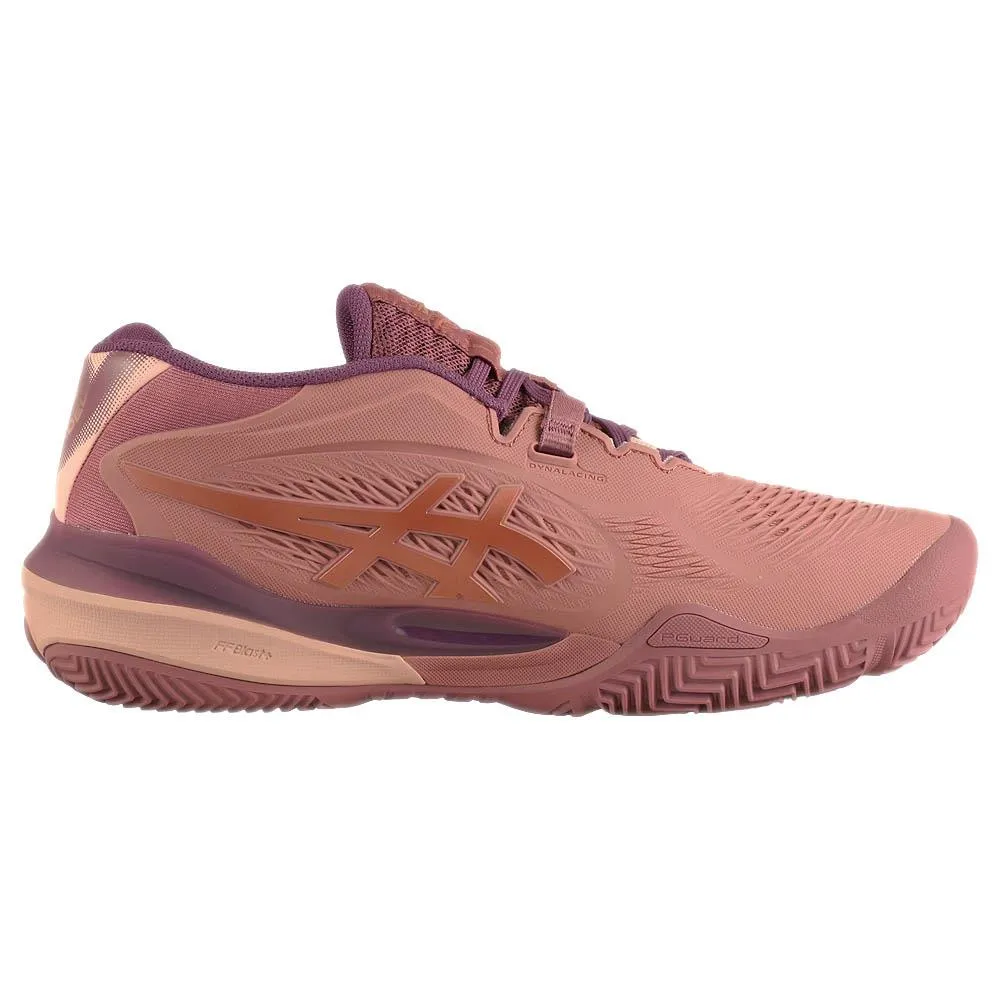 Fabric Upper Shock-absorbent Asics Women's Gel-Resolution X - Padel - Purple Oxide/Rose Gold