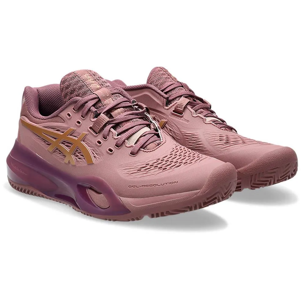 Asics Women's Gel-Resolution X - Padel - Purple Oxide/Rose Gold Outdoor Run