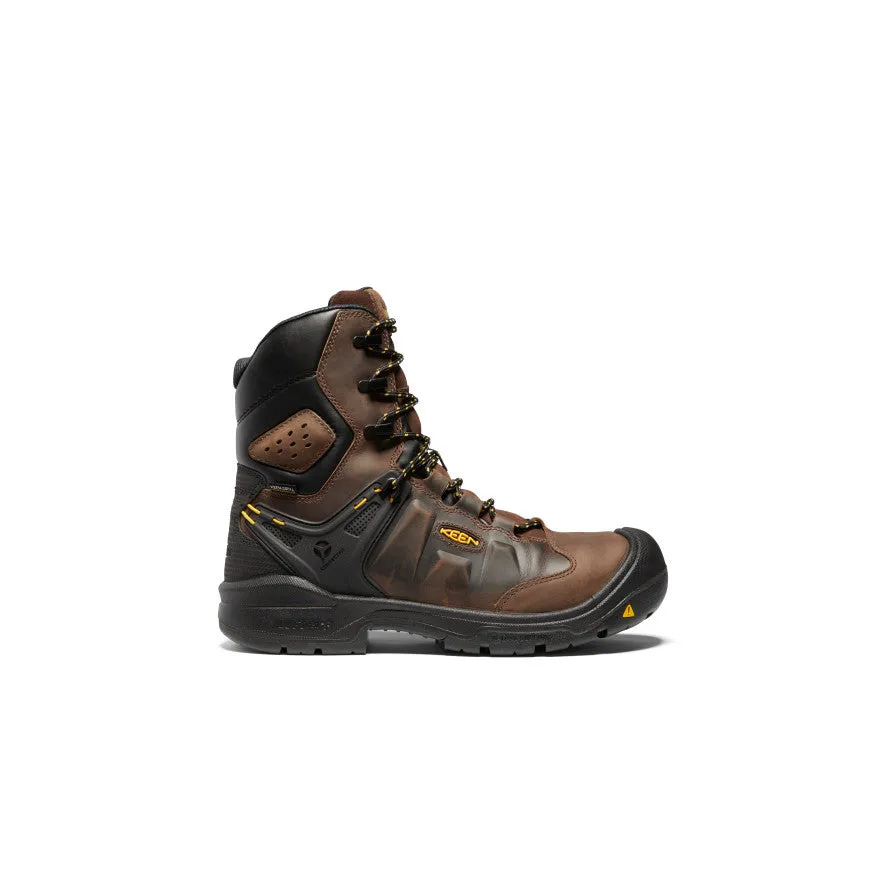 Classic Comfort Men's Dover 8" Insulated Waterproof Boot (Carbon Toe)  |  Dark Earth/Black