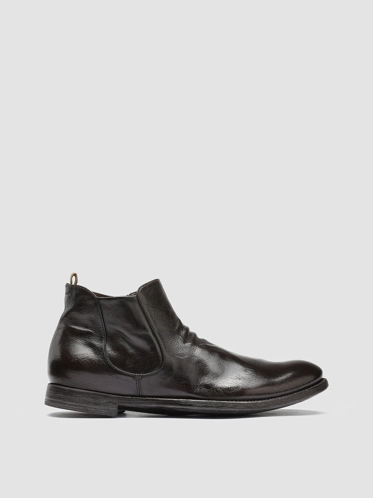 ARC 514 - Brown Leather Boots Slip Resistant Cushion Sole