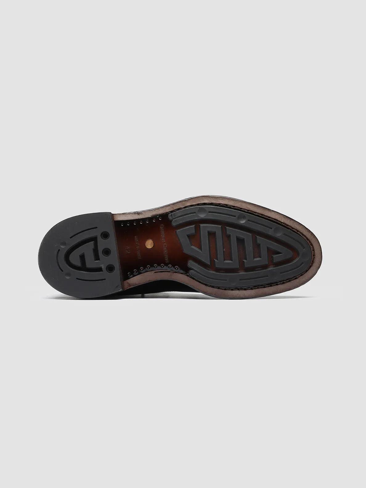 Street Vibe TEMPLE 006 - Brown Leather Ankle Boots
