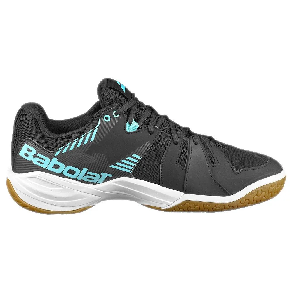 Max cushion Brand Babolat Men's Shadow Spirit - Black/Light Blue