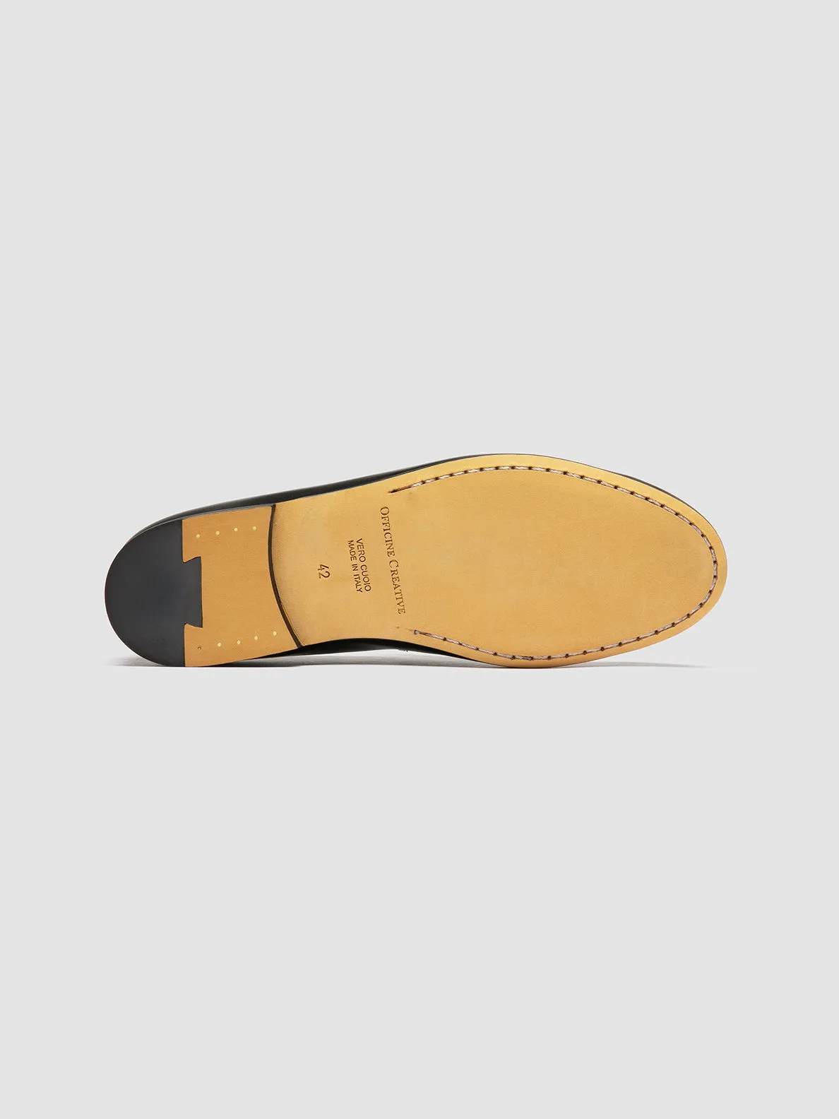 Energy Step AIRTO 001 - Black Leather Penny Loafers
