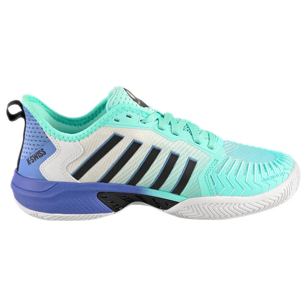 K-Swiss Women's Pickleball Supreme - Tanager Turquiose/Persian Jewel Boosted look Functional Edge