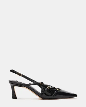 LIANA BLACK PATENT Professional Heels Supportive