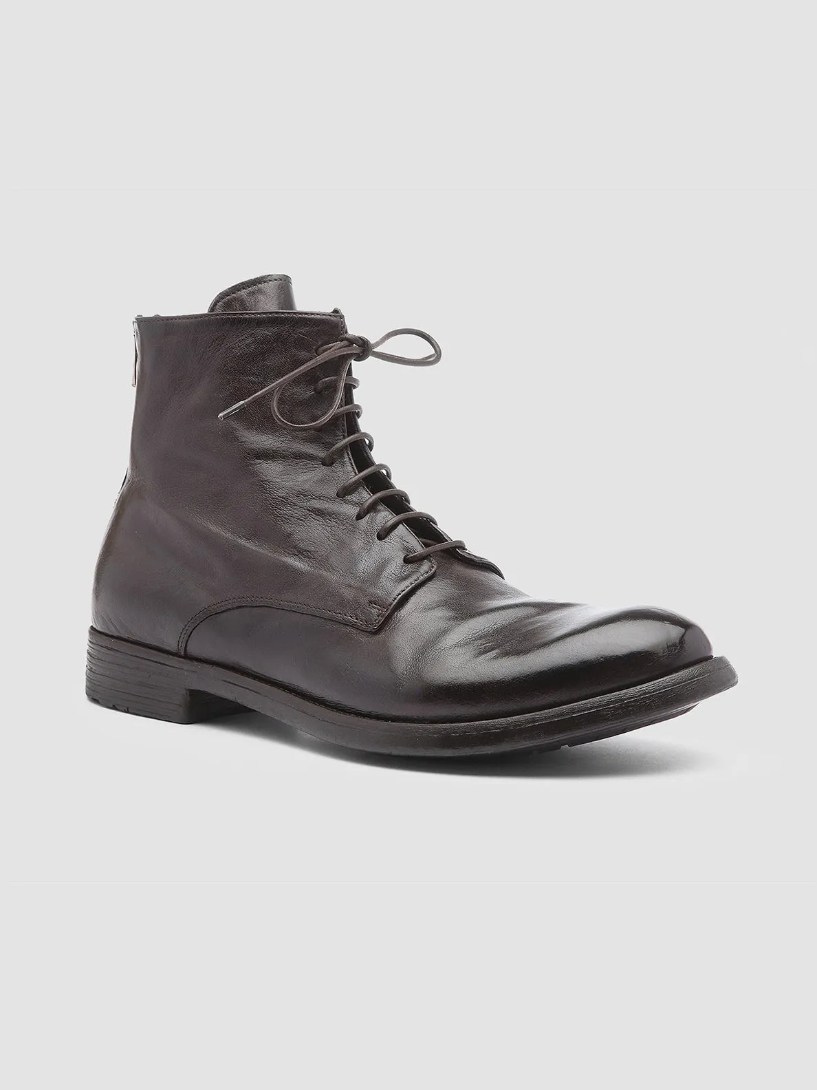 HIVE 016 - Brown Leather Boots Urban Inspired Structured performance