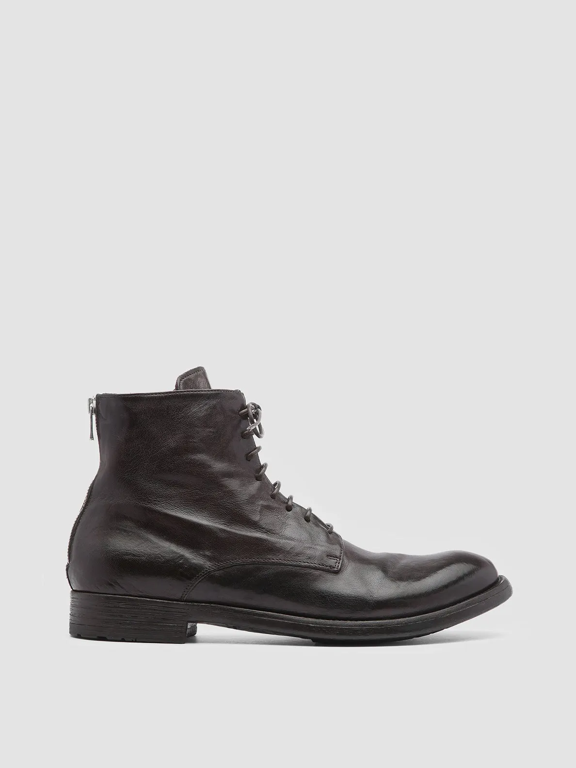 HIVE 016 - Brown Leather Boots Balanced Design Premium Quality