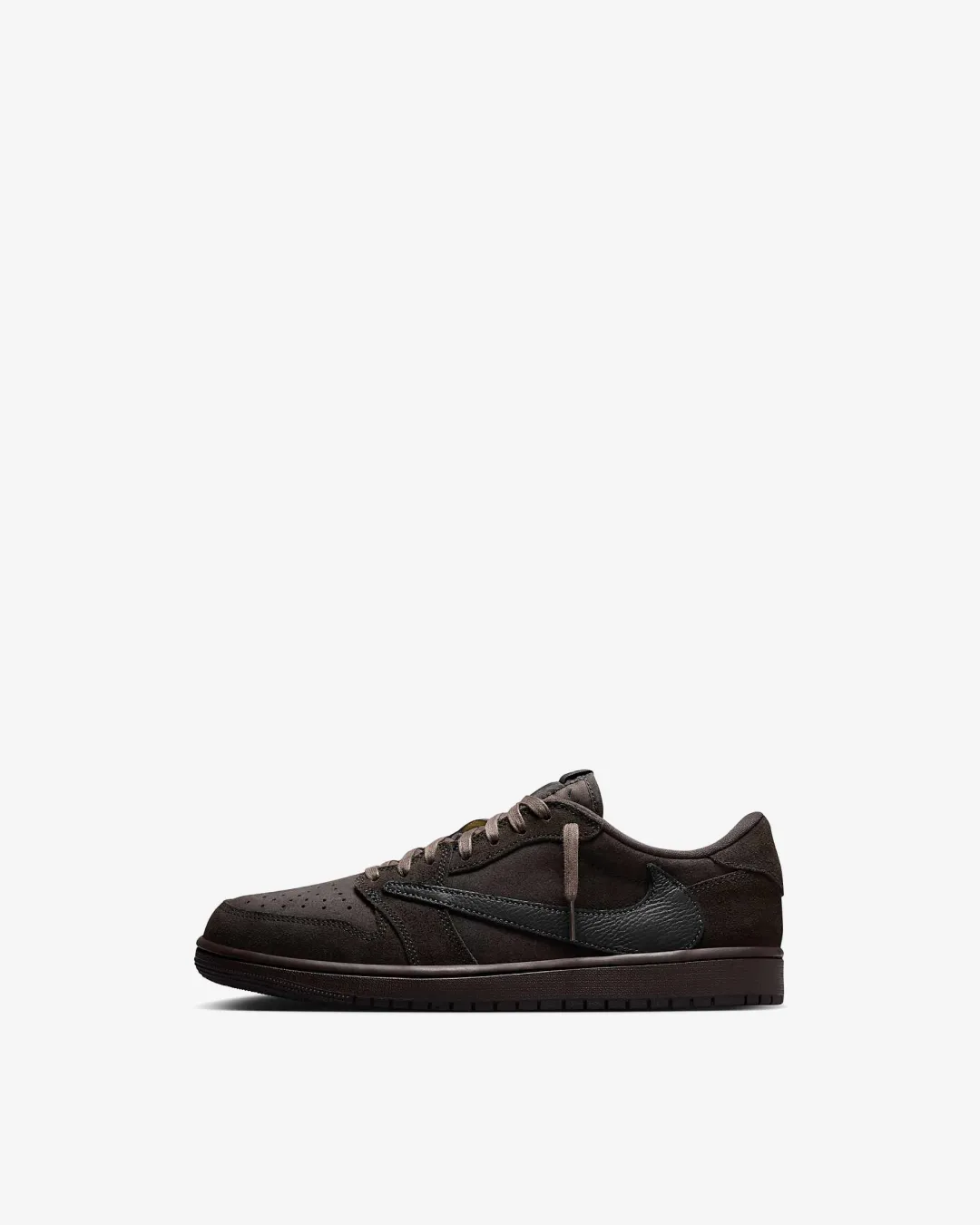 Jordan 1 Retro Low OG SP Travis Scott Velvet Brown Sneaker Comfort Flex