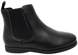 Stable Step Florsheim Womens Comfortable Leather Easy Flex Chelsea Boots