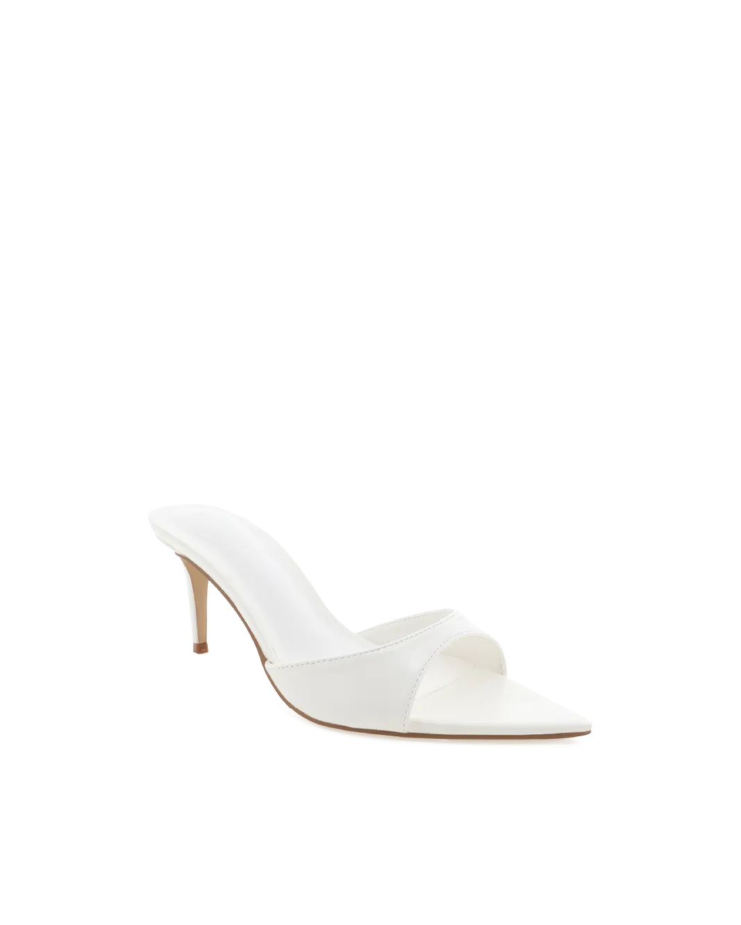 Boho Chic Heels High Top Style ENSLEY - WHITE SHINE