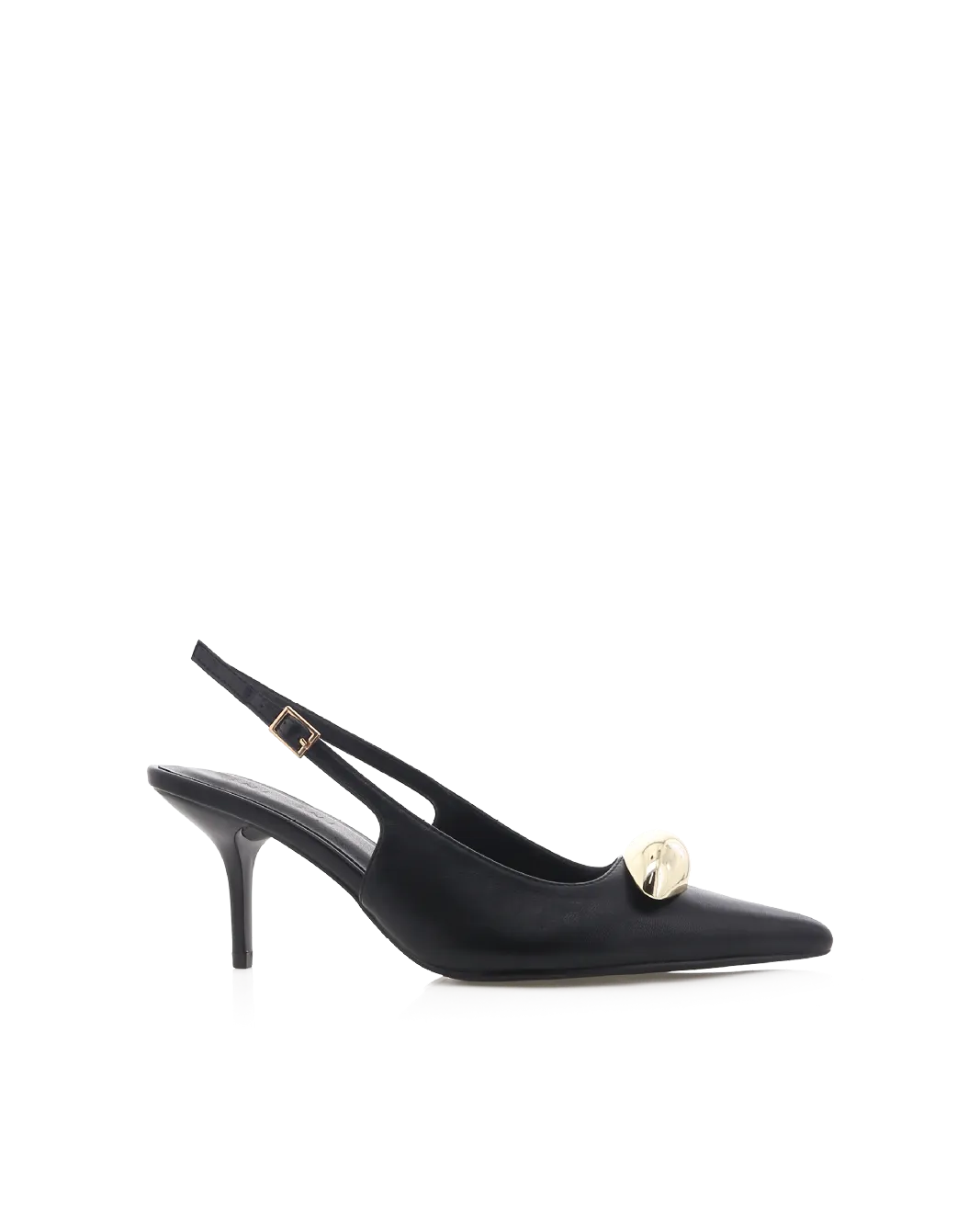 LETTIE - BLACK Comfortable Heels for Work