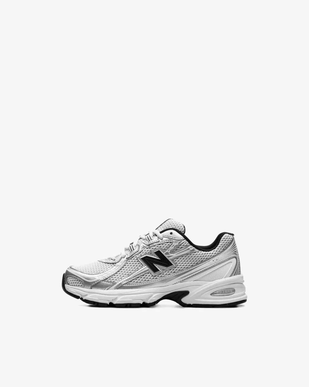 New Balance 740 WHITE BLACK SILVER Color Mix Supportive structure