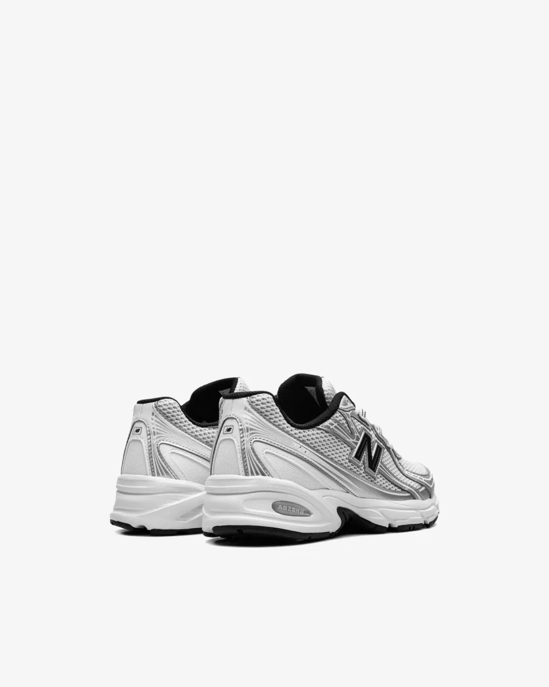 New Balance 740 WHITE BLACK SILVER Foot Support