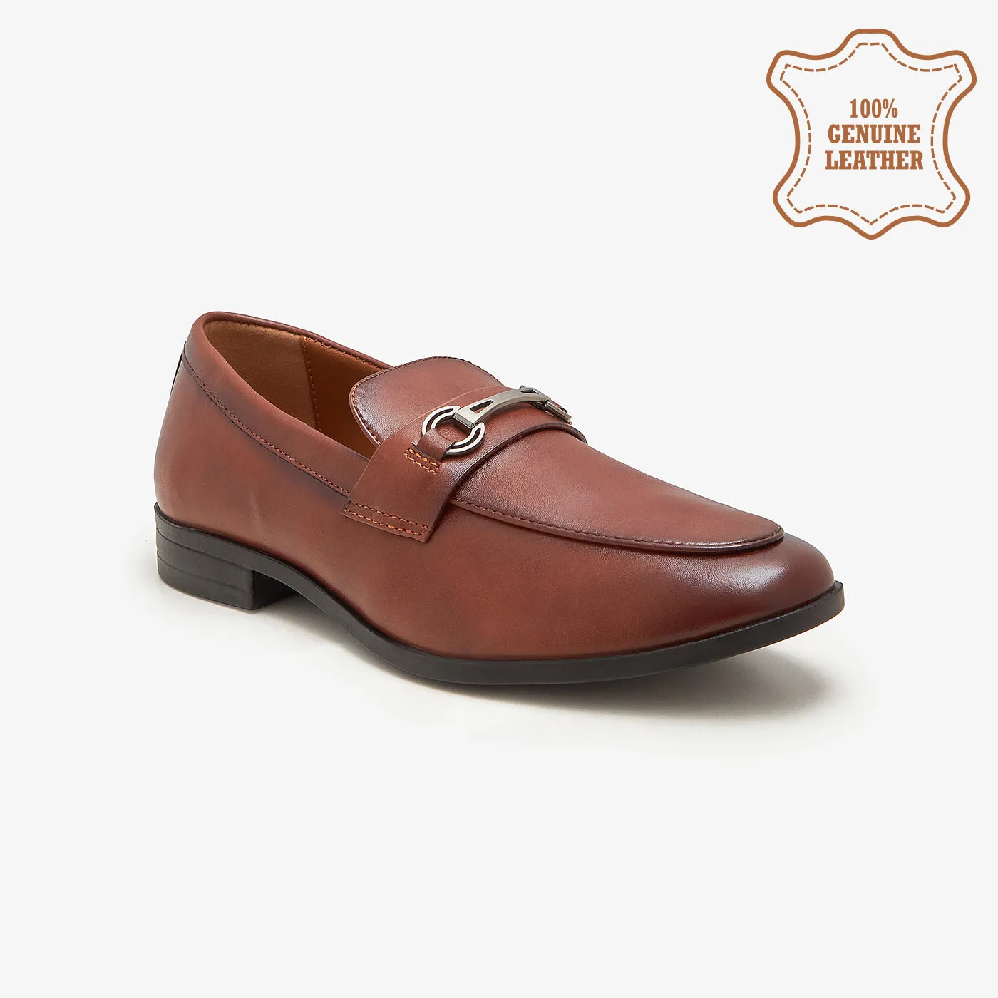 Urban Step Sleek Edge Men's Horsebit Buckled Shoes