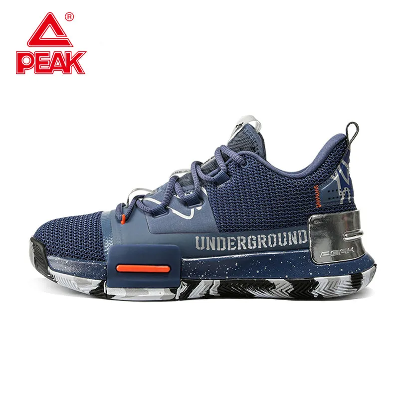 PEAK TAICHI FLASH Lou Williams UNDERGROUND Respect to South Gwinnett Men Casual Non-slip Wearable Sneakers Lightweight Mesh Breathable Basketball Shoes Sport Running Shoes Practical series DA030055 Effortless Footwear Breathable Footwear