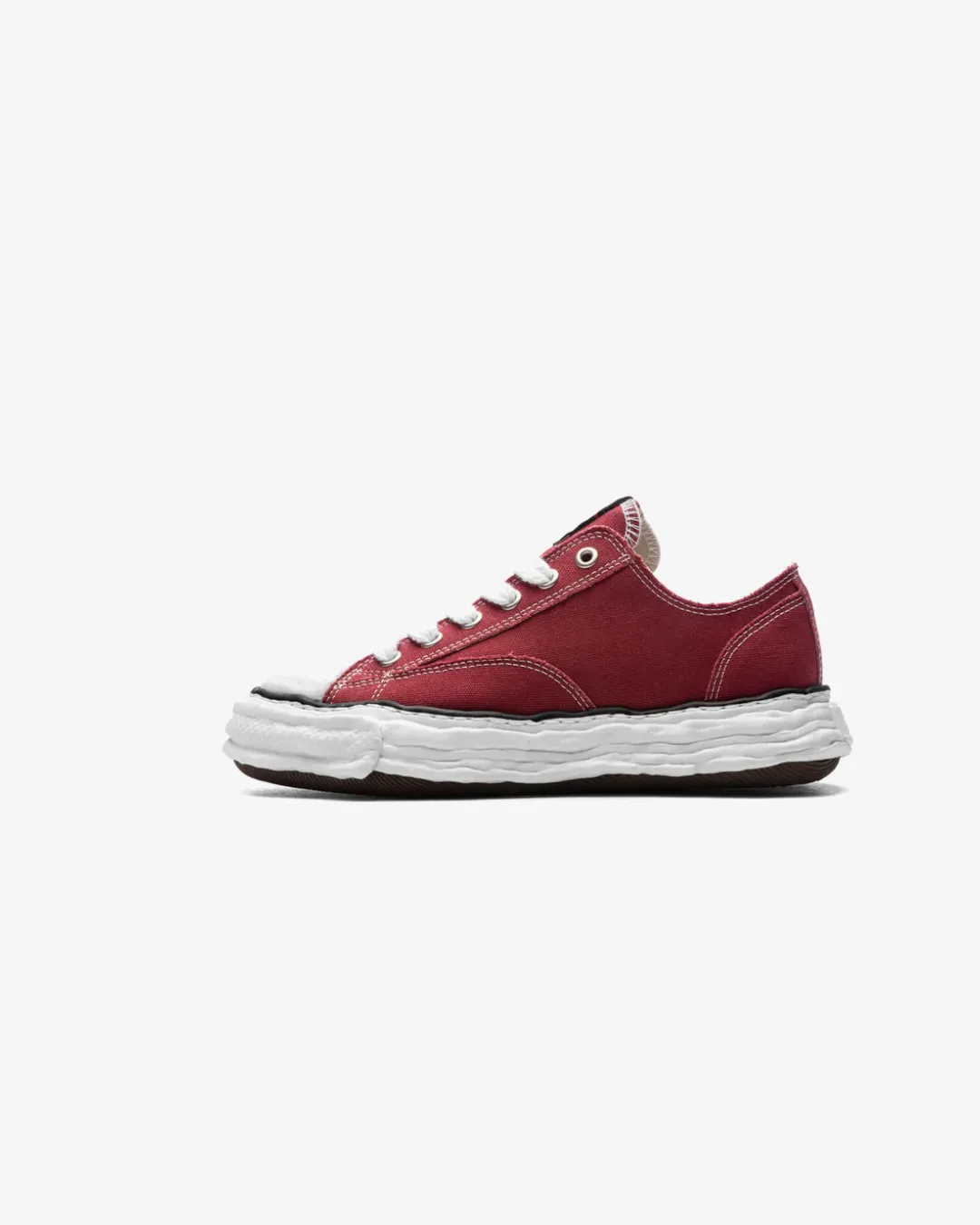Maison Mihara Yasuriho Peterson23 OG sole Canvas Low-Top 'Bordeaux' Sneaker half - marathons running shoes for professional male runners