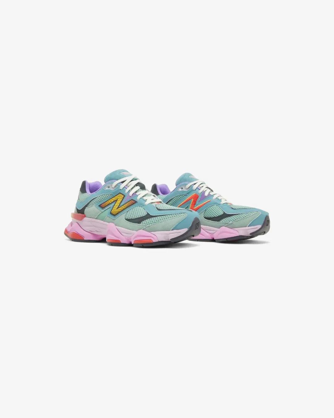 New Balance 9060 'Warped Multicolor' Sneakers firm midsole shoes