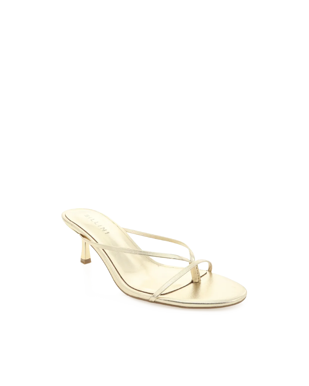 GILLIE - GOLD METALLIC Causal Booties Glam Heeled Sandals