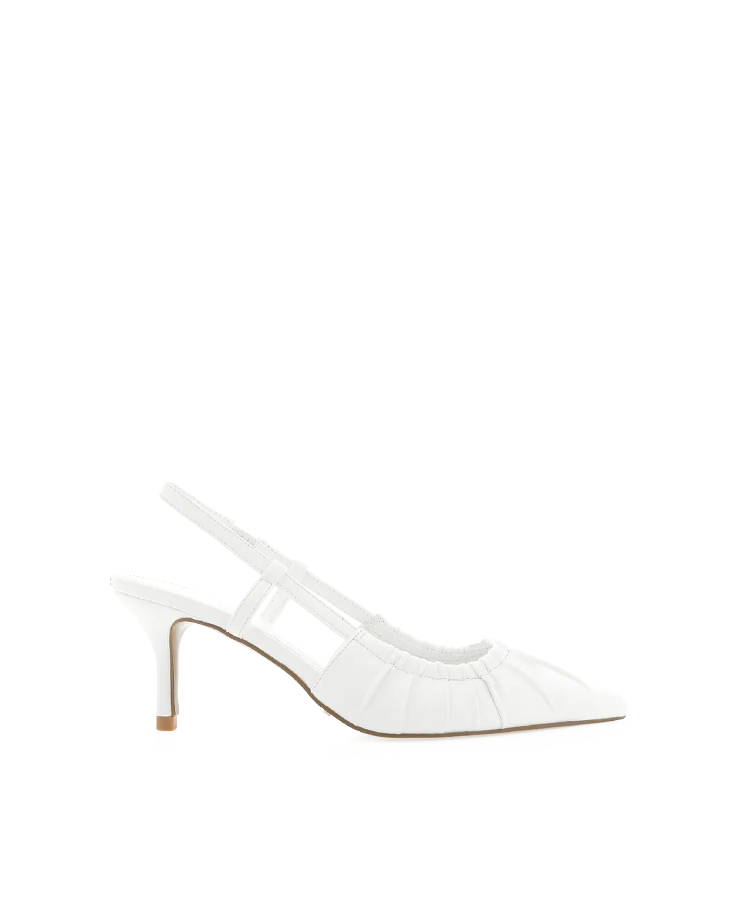 Fall Fashion Pumps Comfortable ankle support DANI - WHITE