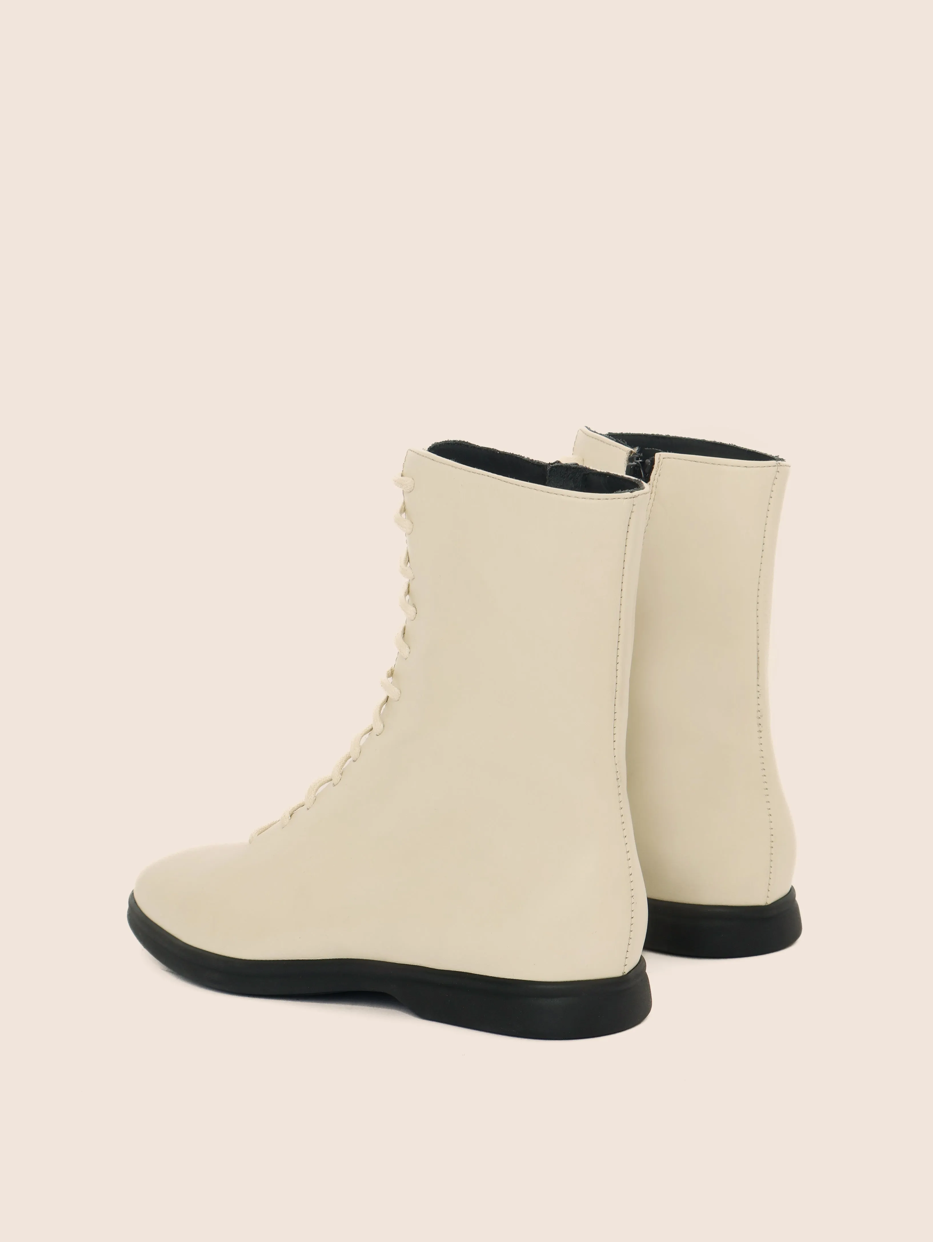 Palermo Cream Boot Mountain Trail All-Season Protection
