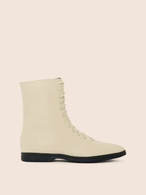 Palermo Cream Boot Padded collar Comfortable Wear