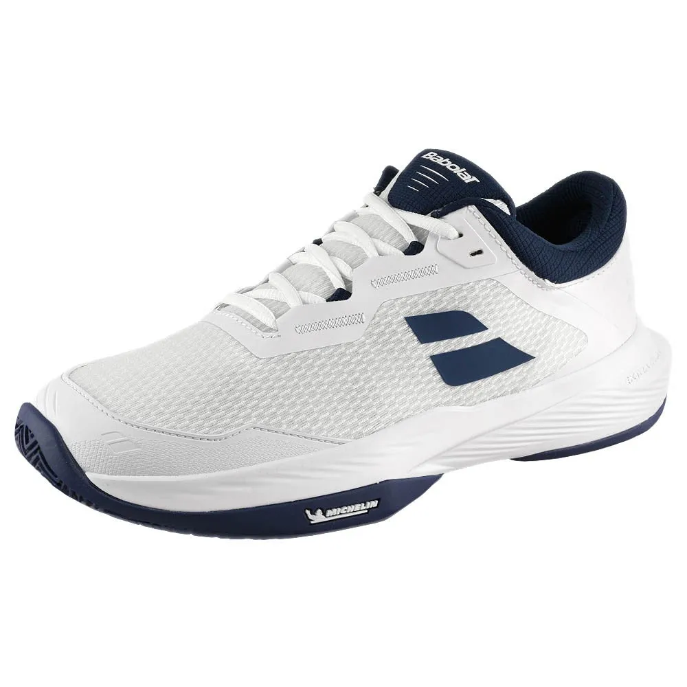 Everyday Comfort Smooth Performance Babolat Men's SFX 4 - Clay - White/Estate Blue